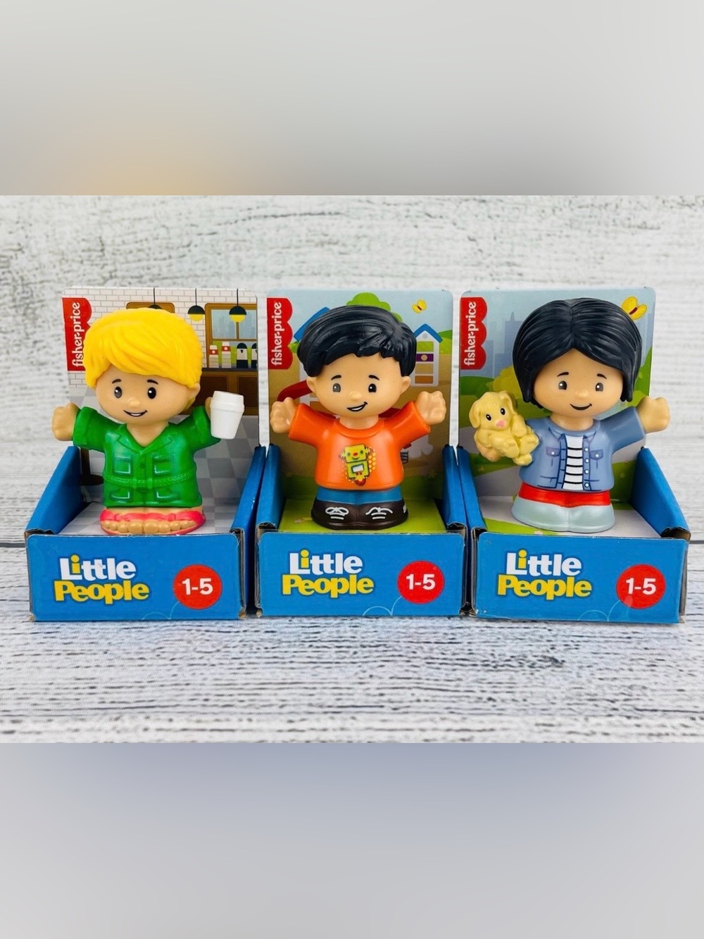 Fisher Price Little People Set of 3 Figures NEW
